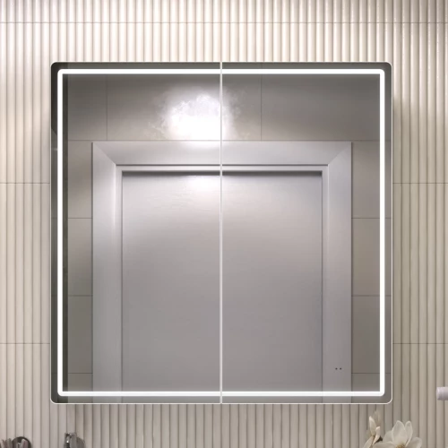 Зеркало шкаф Vigo Geometry Classic 800 навесной 118 79.6x79 см