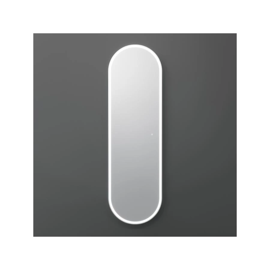 Зеркало овал Laparet Modus влагостойкое подсветка димер и антизапотевание подогрев mod. Arca.45*150 45х150 см