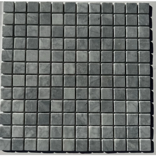 Мозаика Pixel mosaic Мрамор Ice Grey чип 23х23 мм сетка Матовая PIX 335 30,5х30,5 см