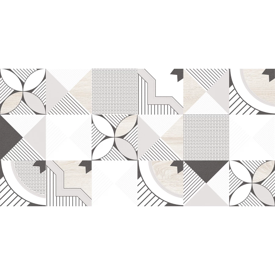 Декор Lasselsberger Ceramics Джапанди пэчворк бежевый 20х40 см