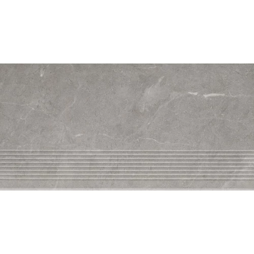 Керамогранит ступень Paradyz Ibis Grys Stopnica Prosta Mat 60х30 см