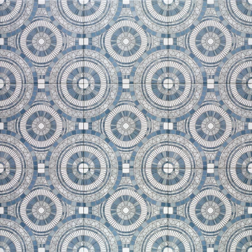 Керамогранит Mainzu Halo Aurora матовый синий 20х20 см