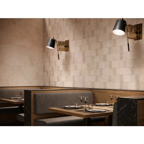 Плитка настенная Porcelanosa Дорсиа Марфил Блоск / Dorcia Marfil Block матовая бежевая 100354832 150х59,6 см