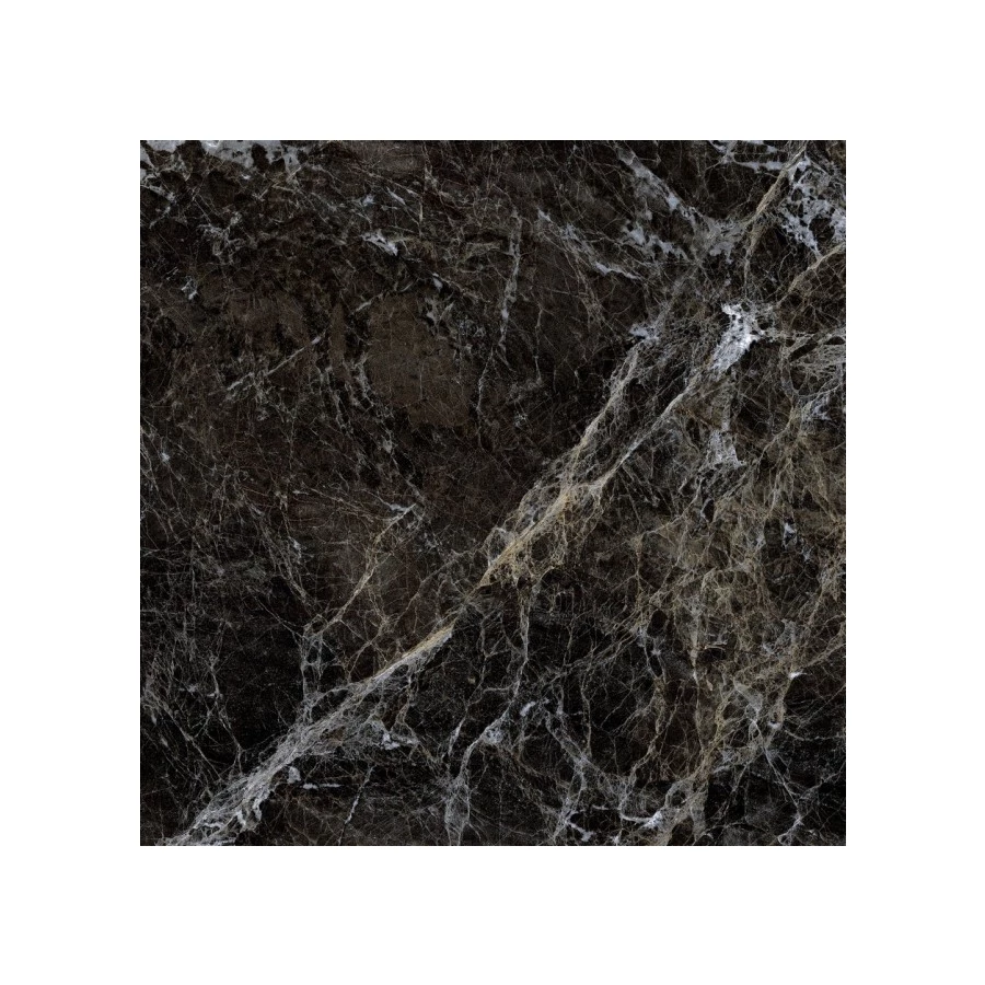 Керамогранит Gresse Simbel carbon Мрамор черно белый матовый GRS05-03M 600*600*10мм 60х60 см