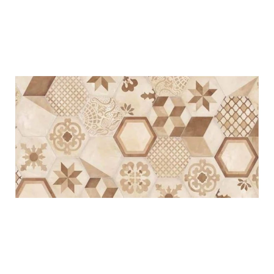 Керамогранит Marca Corona Terra Mix Decori Esagonо Vers C 0603 25х21,6 см