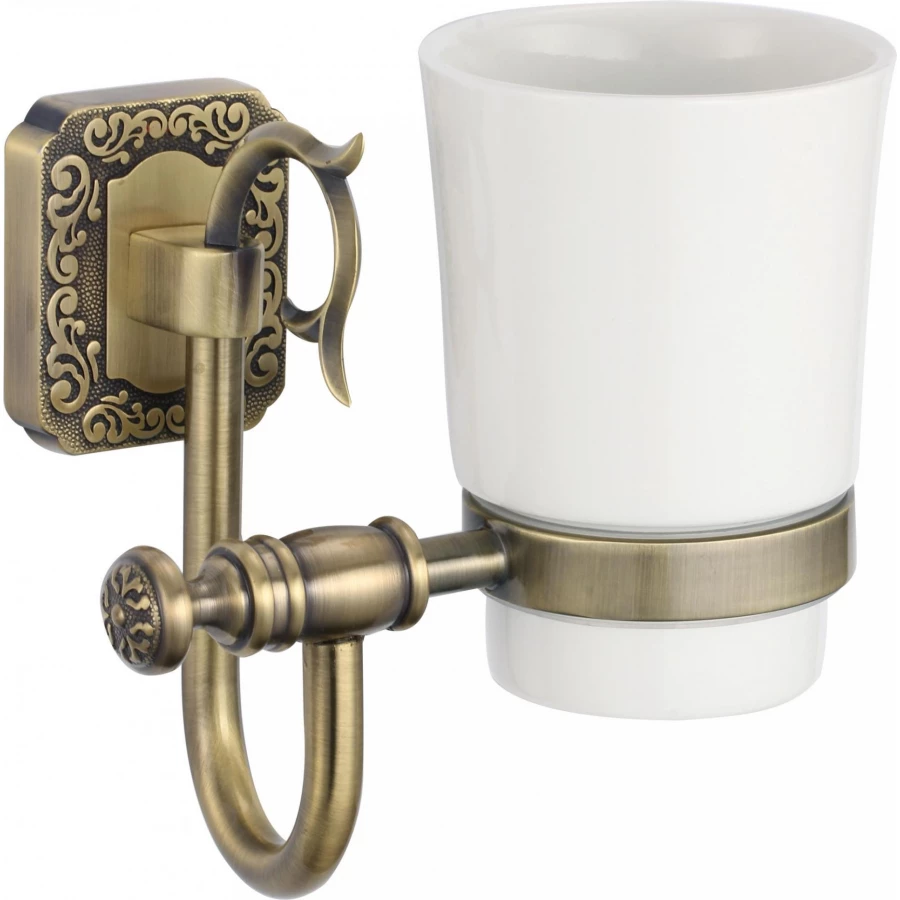 Стакан керамический с настенным держателем Savol 64 S-006458