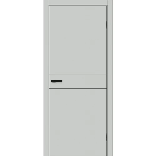 Межкомнатная дверь Bravo Браво-0.24 П 230x90 экошпон Bravo A полотно глухое цвет Grey Silk