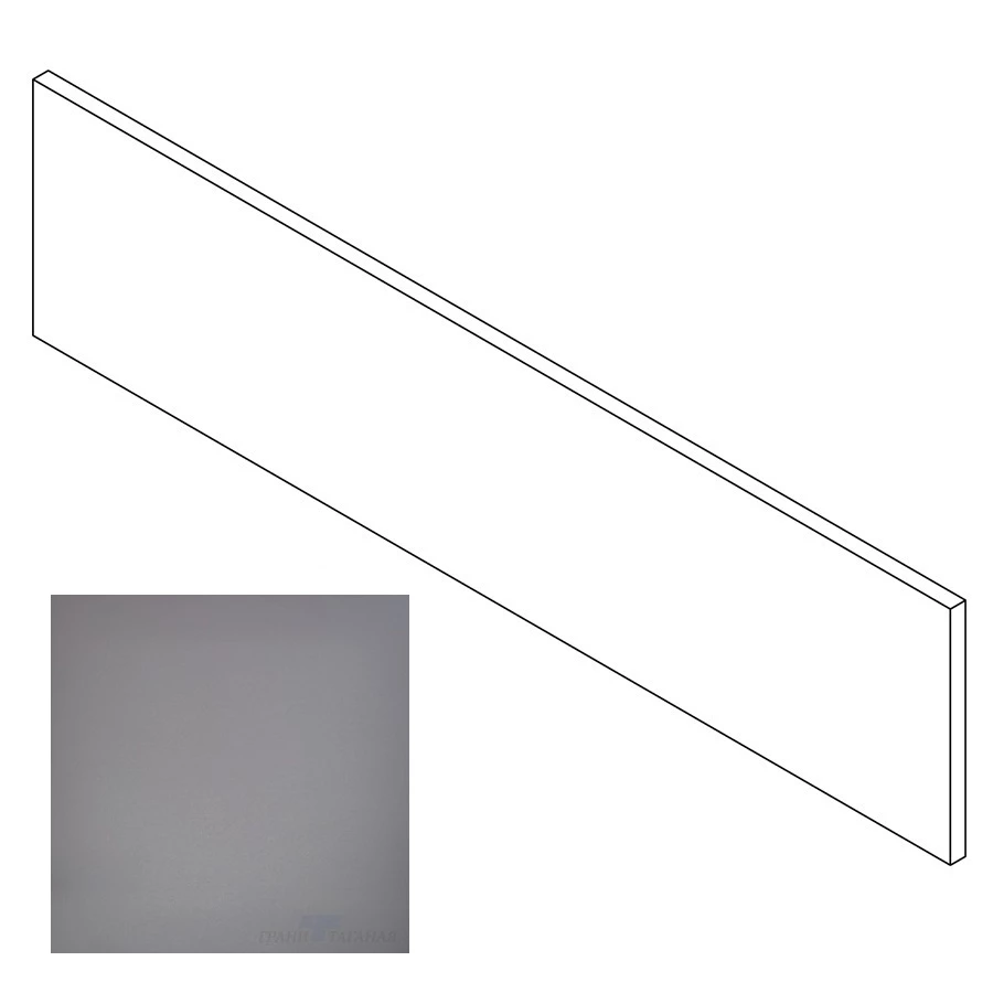 Подступенок Грани Таганая Профи антрацит матовый GT005M 120х14,5 см