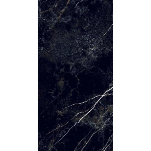 Керамогранит Realistik Obsidian Black Sparkle Dark Lapato сarving черный 120х60 см