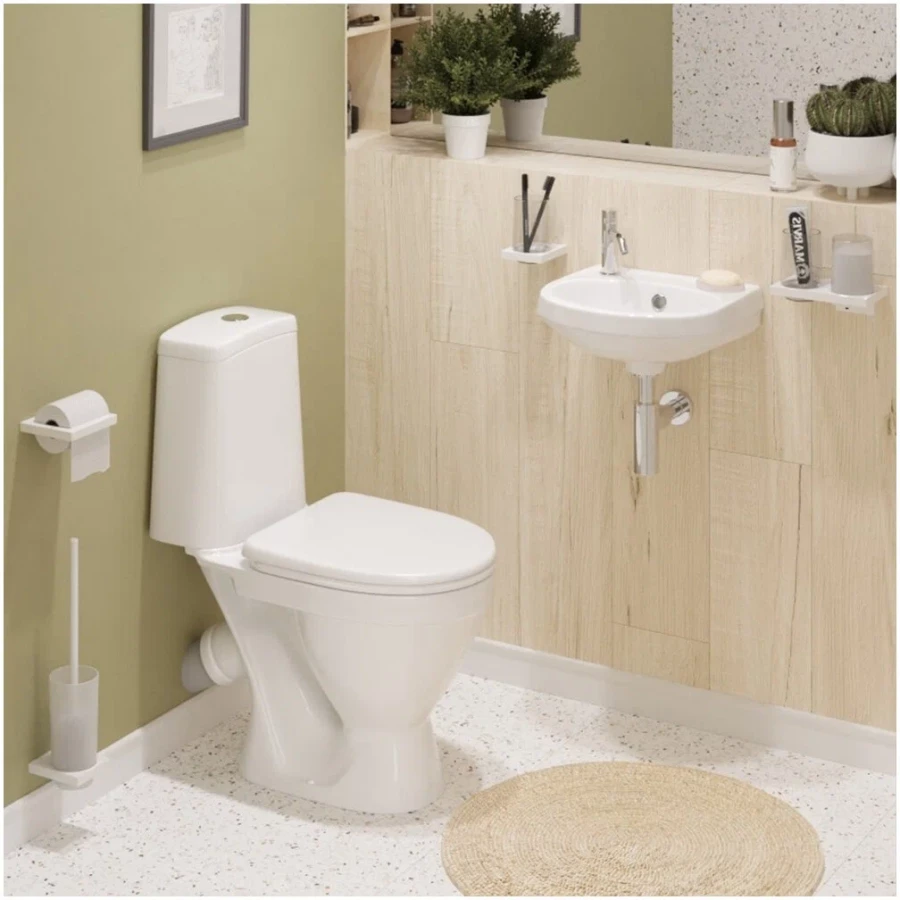 Мини-умывальник Sanita Лада LDASAWB01 36.5x31.5 см