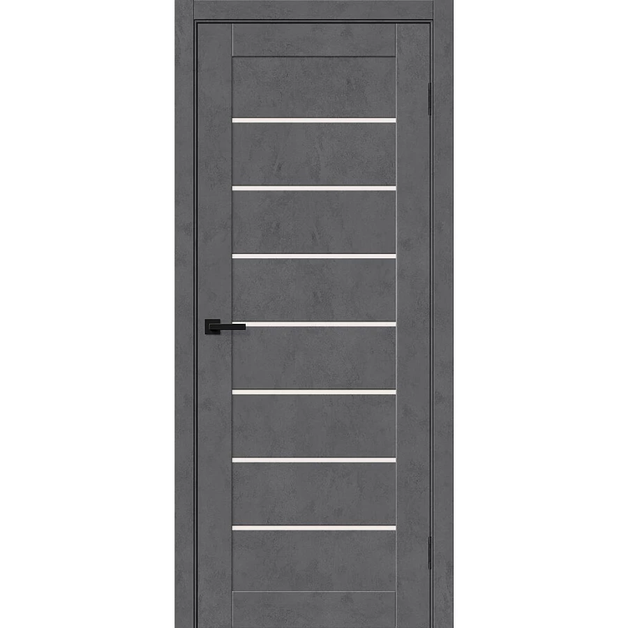 Межкомнатная дверь Bravo Браво-22 200x90 экошпон Bravo X полотно Magic Fog цвет Slate Art