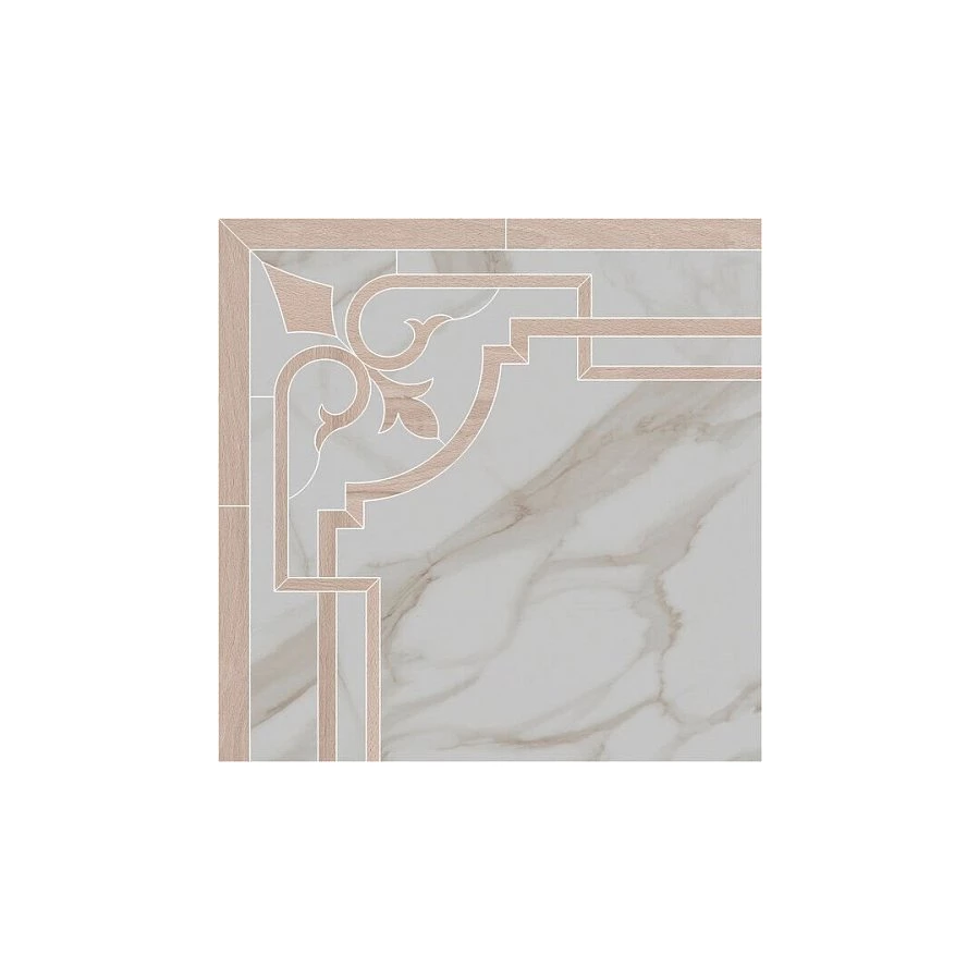 Декор Карелли наборный бежевый 60х60 см