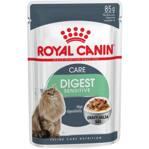 Корм для кошек с чувствительным пищеварением Royal Canin digest sensitive пауч соус влажный 85 г
