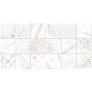 Плитка настенная Alma Ceramica Fresco рельефная глянцевая белая TWU2550FRC17 50х24,9 см