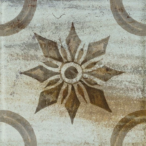 Плитка настенная Kerama Marazzi Довиль 5 Декор глянцевый коричневый VT\B226\1146 9,8x9,8 см