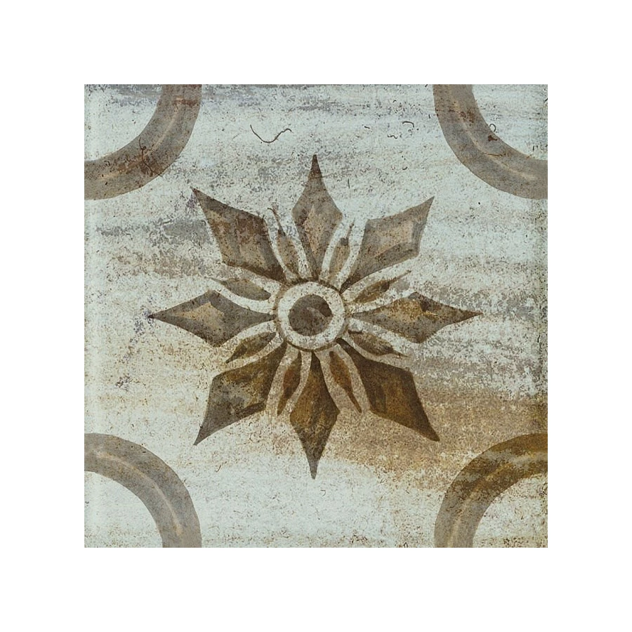 Плитка настенная Kerama Marazzi Довиль 5 Декор глянцевый коричневый VT\B226\1146 9,8x9,8 см