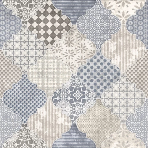 Керамический гранит Cersanit Majolica голубой 42х42 см