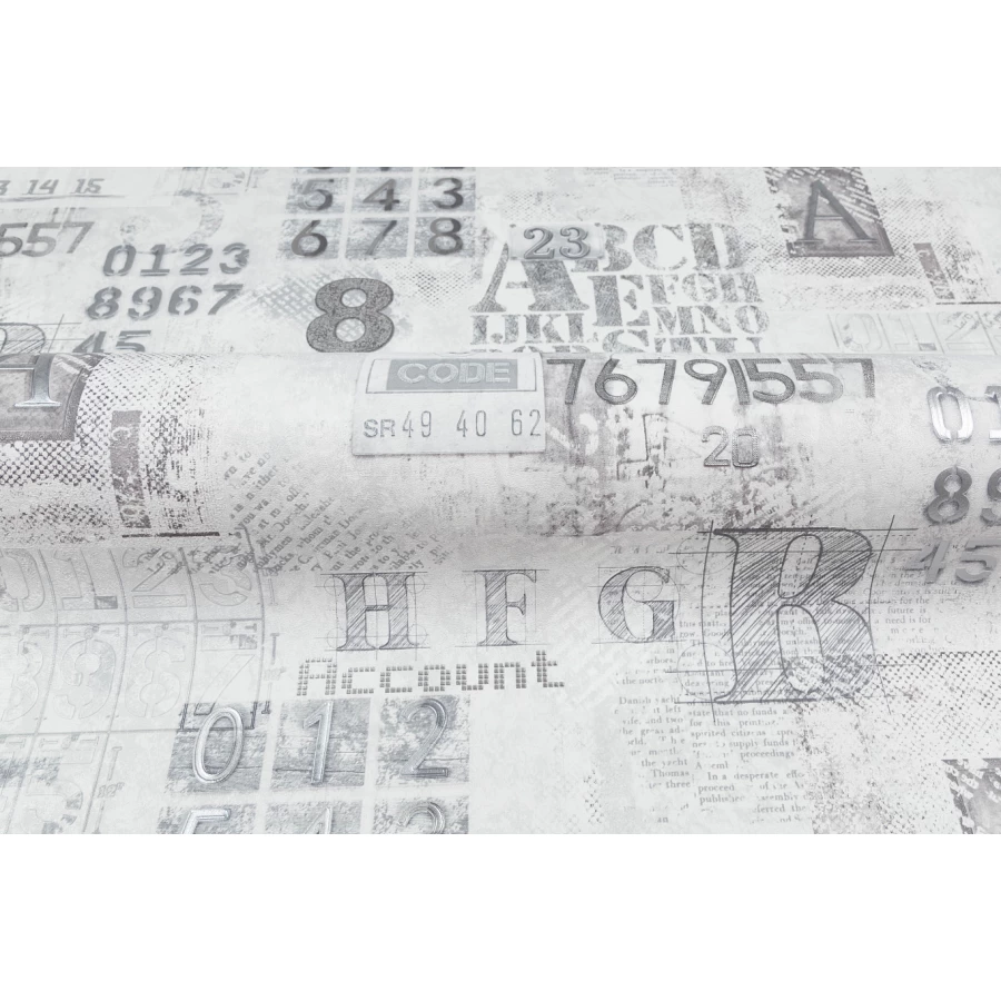 Обои флизелиновые VOG Collection П Аккаунт серые VV71920-14 1,06х10,05 м