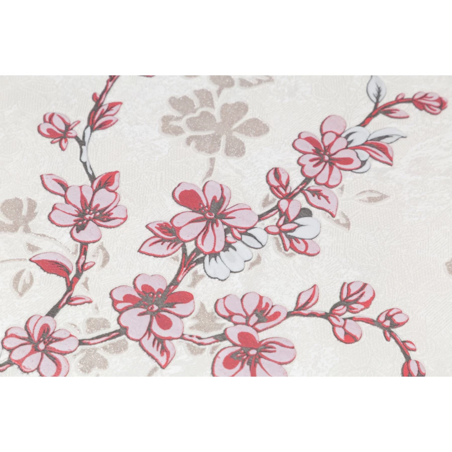 Обои флизелиновые Palitra Home Alba HomeColor красные HC31197-25 1,06х10,05 м