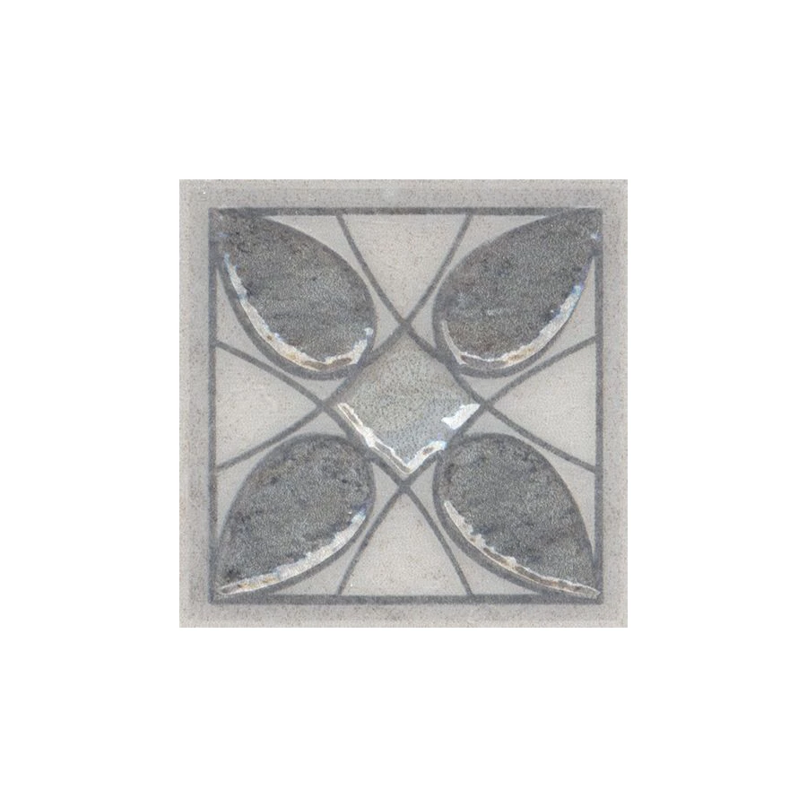 Вставка Kerama Marazzi Галдиери лаппатированный серый 7,2х7,2 см