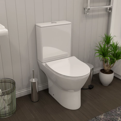 Унитаз-компакт безободковый Creto Cer C4 белый 1803-Cer-C4NP