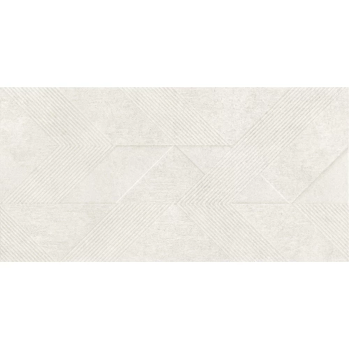 Плитка настенная ALMA Ceramica Прокси / Proxy рельефная матовая белая TWA3060PRX14 60х30 см