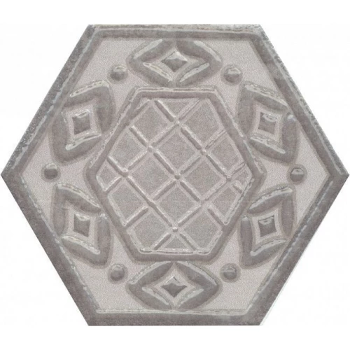 Вставка Kerama Marazzi Тюрен серый 12х10,4 см