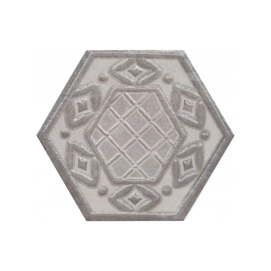 Вставка Kerama Marazzi Тюрен серый 12х10,4 см