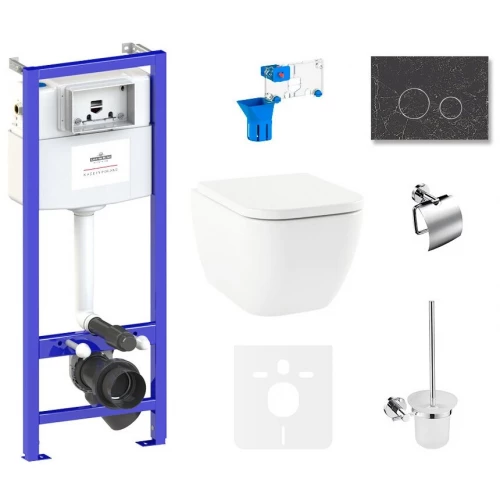 Унитаз Lavinia Boho Relfix One Compacto 75110321 (комплект 9 в 1)