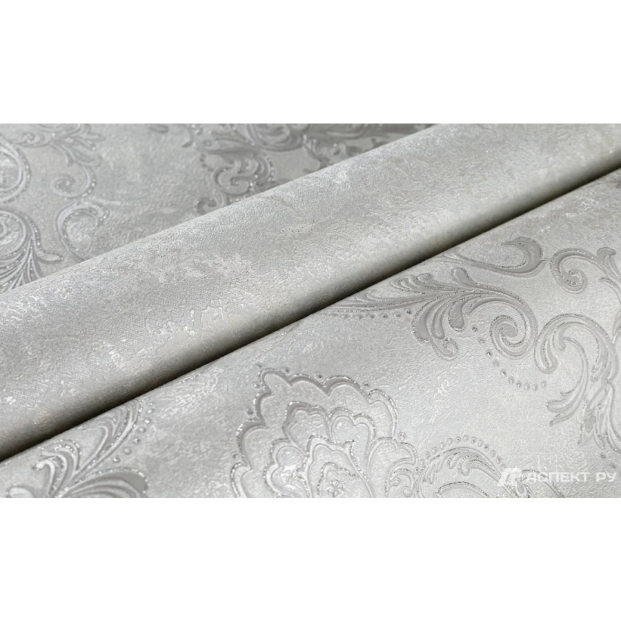 Обои флизелиновые Аспект Эмилия Серый 70556-14 1,06х10,05 м