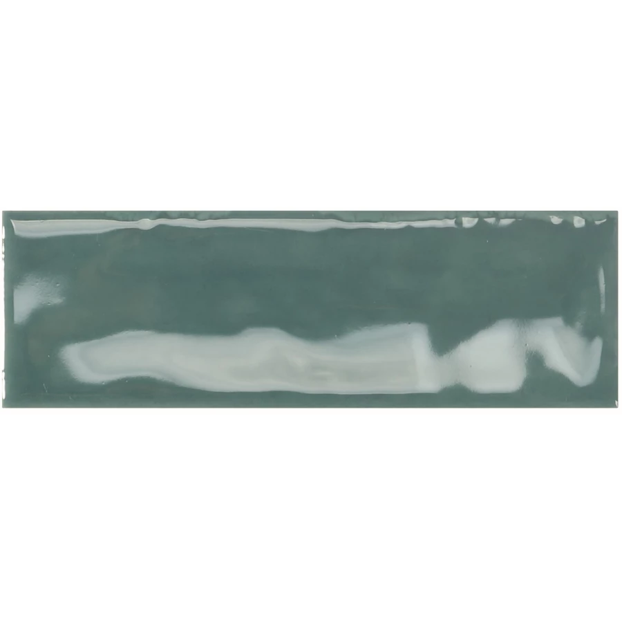 Керамогранит Monopole Artisan Turquoise 002590 глянцевый бирюзовый 15x5 см