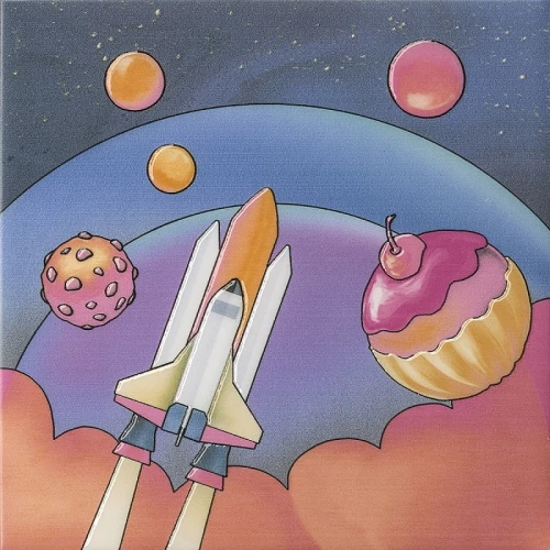 Декор Kerama Marazzi Космос полуматовый фиолетовый 6 VT/A384/5009 20x20 см