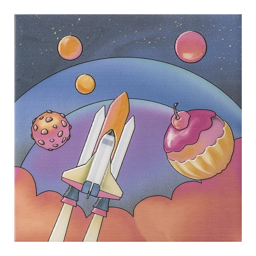 Декор Kerama Marazzi Космос полуматовый фиолетовый 6 VT/A384/5009 20x20 см