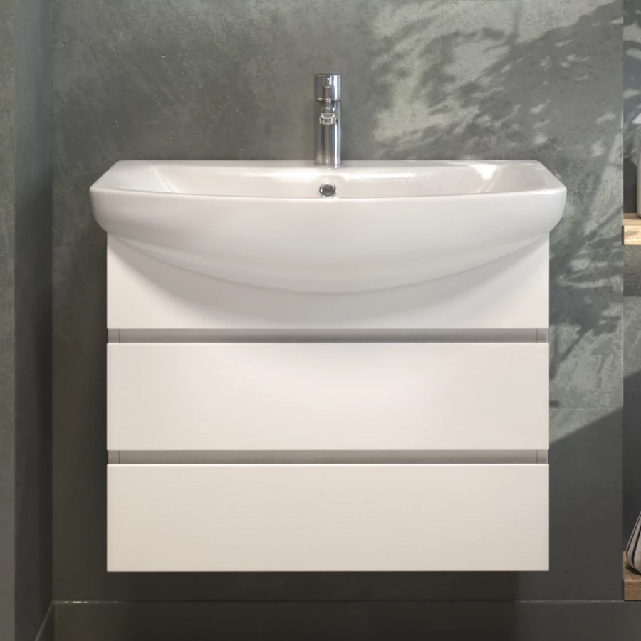 Тумба под раковину Vigo Wing 600-0-2 навесная белый tp.WIN.BAL.60.2Y белый