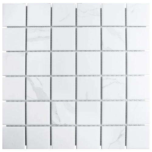 Керамическая мозаика Starmosaic Carrara Matt белый 30,6х30,6 см