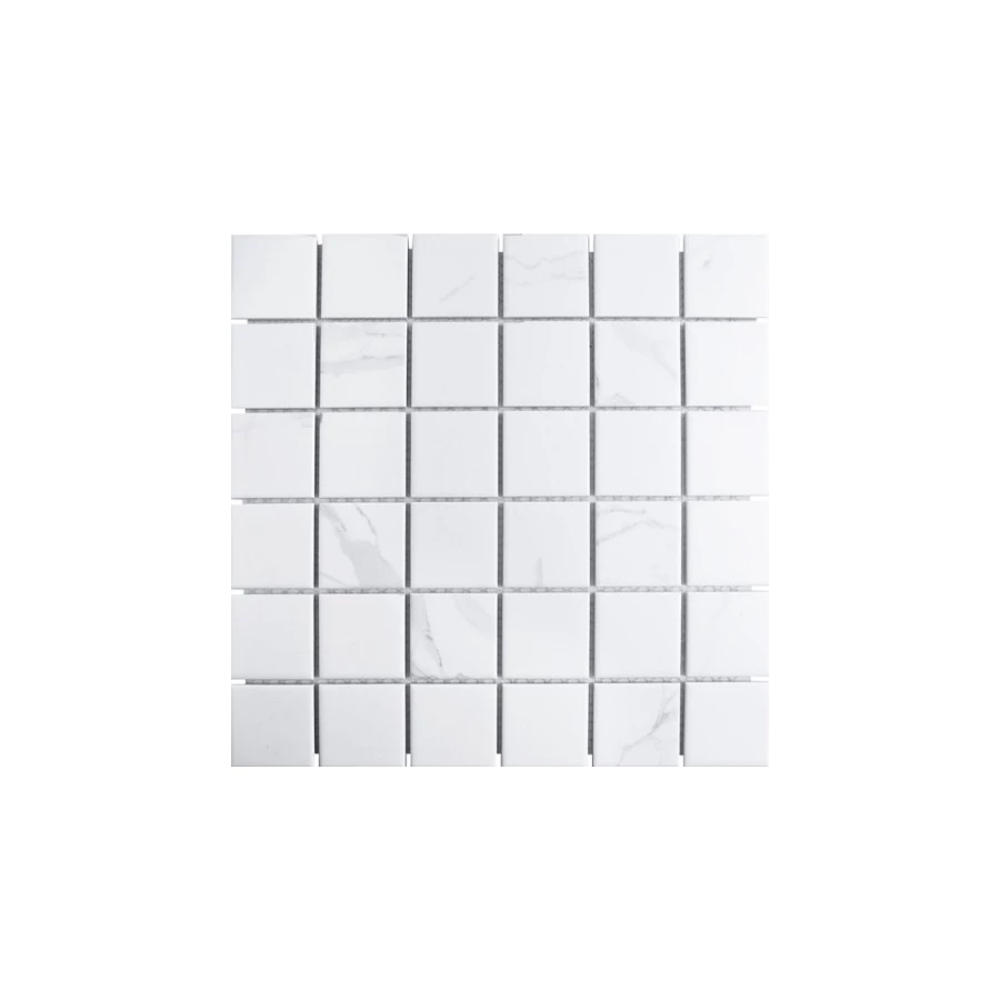 Керамическая мозаика Starmosaic Carrara Matt белый 30,6х30,6 см