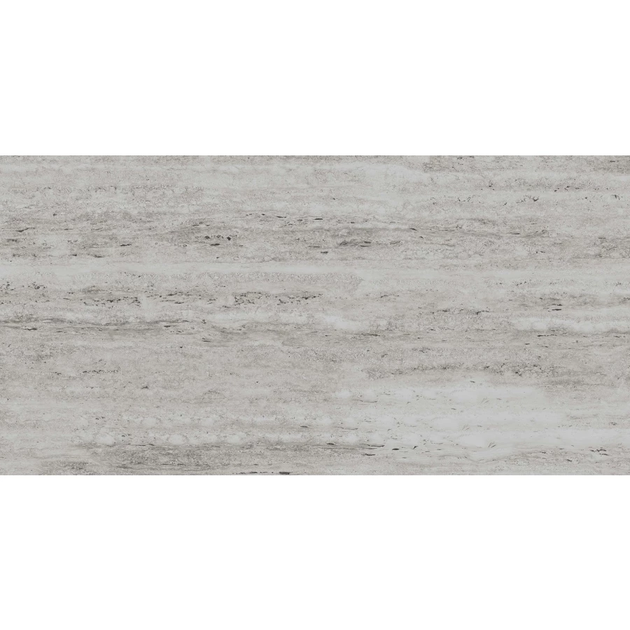 Керамогранит Realistik Sparkle Travertino Carving матовый серый 120x60 см
