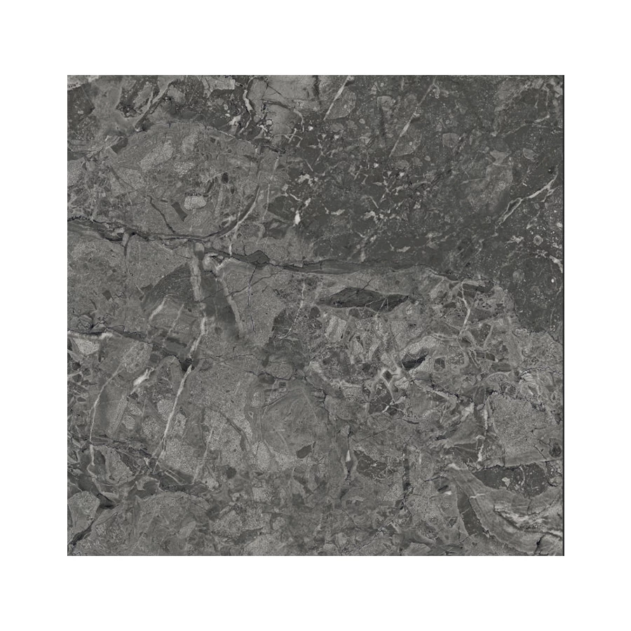 Керамогранит Laparet Brecia Adonis Dark темный серый 60x60 