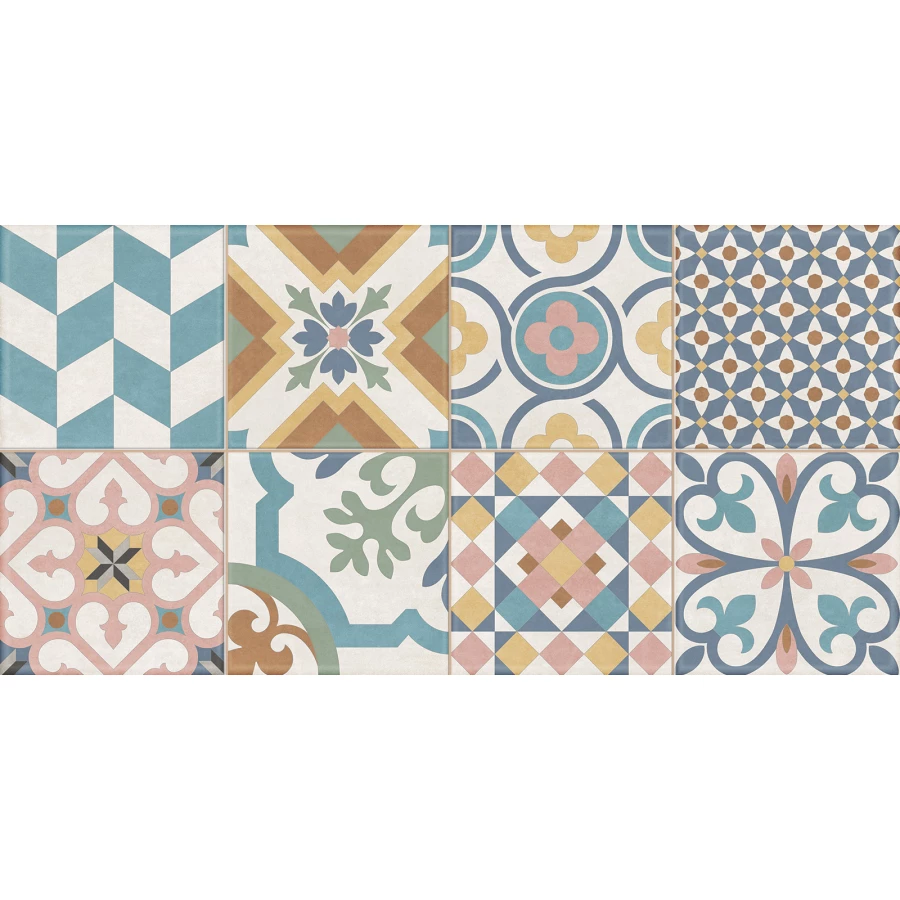 Плитка настенная New Trend Design Art Mix 3 матовая многоцветная WT36DST16 60х30 см