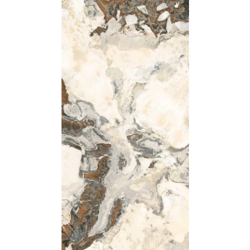 Керамогранит Italon Магма Довер Тайгер Пат полуматовый светло-коричневый 610015000709 160х80 см