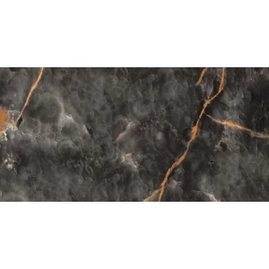 Керамогранит Gravita Volcanic Nero Shiny Sugar матовый черный 120х60 см