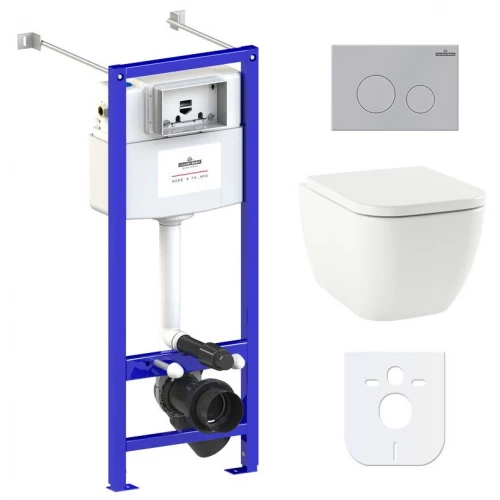 Унитаз Lavinia Boho Relfix One Rimless 77050163 (комплект 6 в 1)