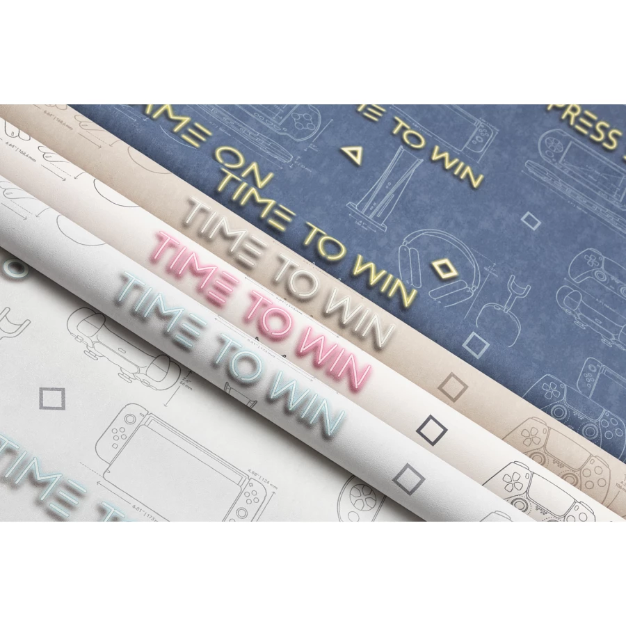 Обои флизелиновые Palitra Home Gamepad HomeColor бежевые HC72157-22 1,06х10,05 м