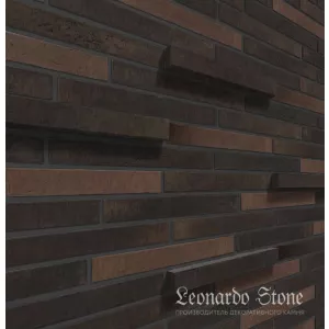Ригельный кирпич Leonardo Stone Сиэтл 3D Mix 1 36,5х5х3 см