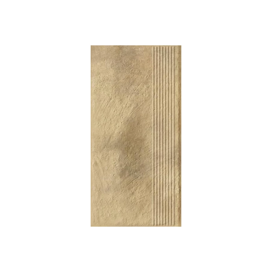 Ступень Ceramika Paradyz Eremite Beige Stopnica Prosta Struktura Mat 60х30 см