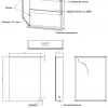 Зеркало-шкаф Azario Brest в алюминиевом корпусе сенсорный выключатель с функцией диммера AZ-ZC-046CS 50х70 см