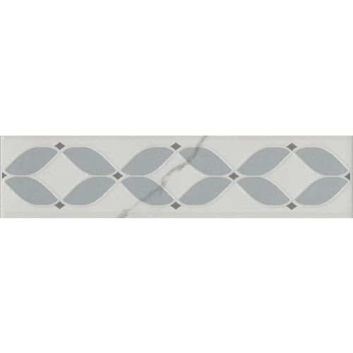 Керамогранит Kerama Marazzi Мираколи Бордюр матовый белый VT/A632/SG9004 30x7 см