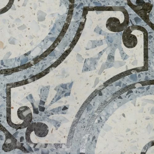 Керамогранит CIR Venezia La Fenice Blu матовый синий 1059943 20х20 см