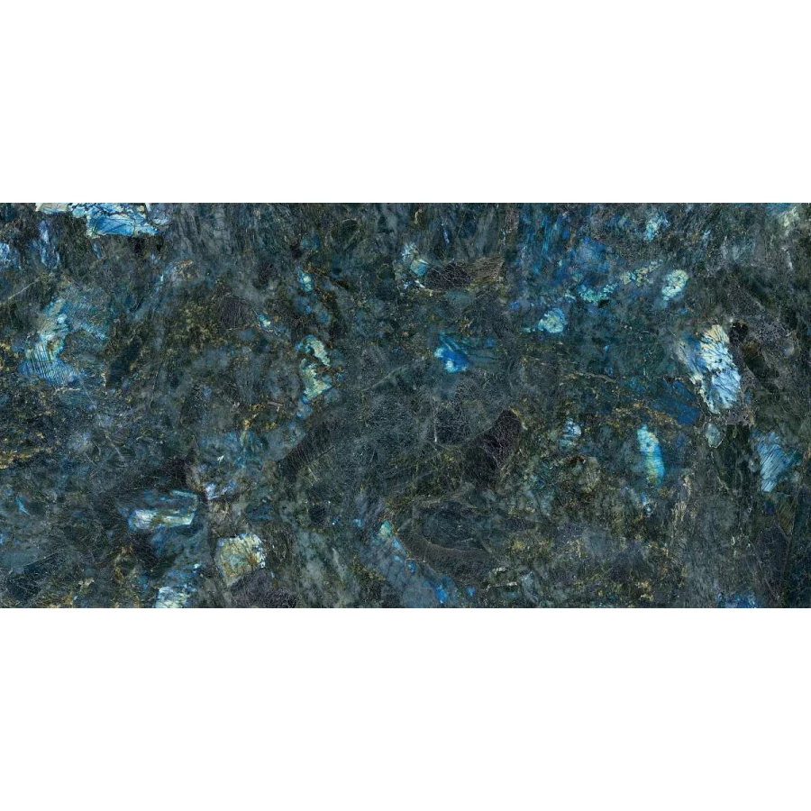 Керамогранит Geotiles Labradorite Blue Super Polished глянцевый синий 280х120 см