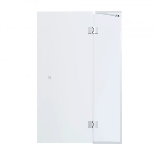 Шторка на ванну Mebelvann прозрачное стекло хром полированный BEN_401_SL_C_1400x900 90x140 см